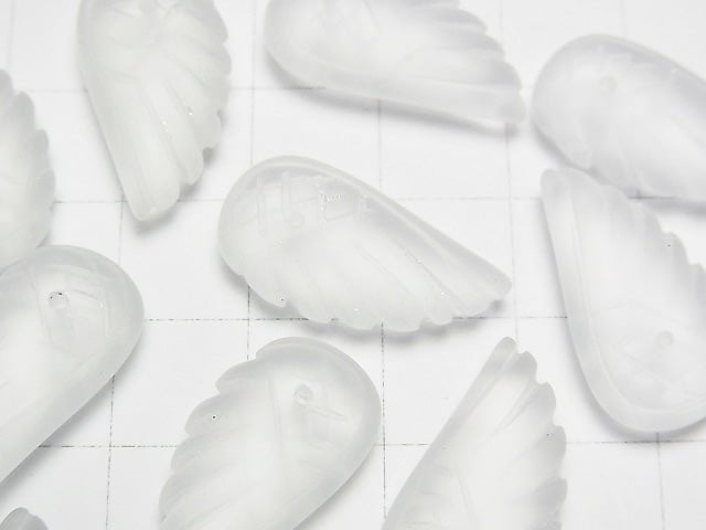 3pcs $4.79Frosted Crystal Quartz AAA Angel Wing  [S][M][L] 3pcs