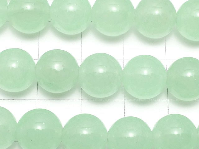 1strand $5.79! Pastel Green Color Jade (Clear Type) Round 10mm 1strand beads (aprx.15inch / 37cm)