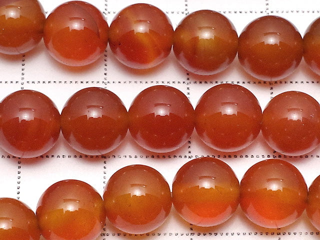 Carnelian AAA Round 8mm 1strand beads (aprx.15inch/36cm)
