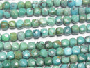[Video]High Quality! Turquoise AA++ Cube Shape 4x4x4mm half or 1strand beads (aprx.15inch/36cm)
