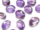 [Video]High Quality Amethyst AA++ Oval Faceted 3pcs