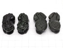 [Video] Rainbow Obsidian AAA Pixiu Carving 35 x 20 mm 1 pair
