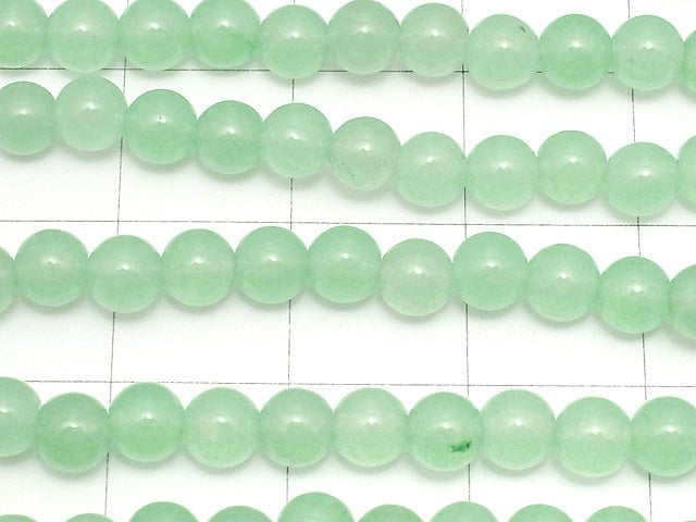 Pastel Green Jade Round 4mm 1strand beads (aprx.15inch / 37cm)