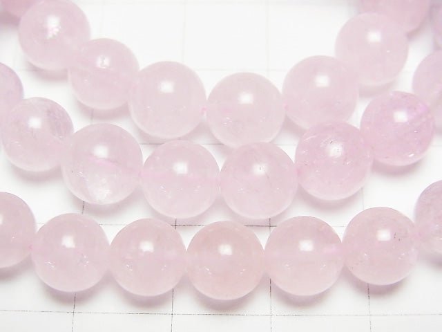 [Video] Morganite AAA Round 8mm 1strand (Bracelet)