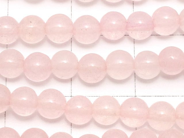 Pink Color Jade (Clear Type) Round 4mm 1strand beads (aprx.15inch / 37cm)