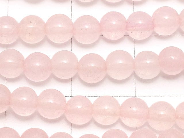 Pink Color Jade (Clear Type) Round 4mm 1strand beads (aprx.15inch / 37cm)