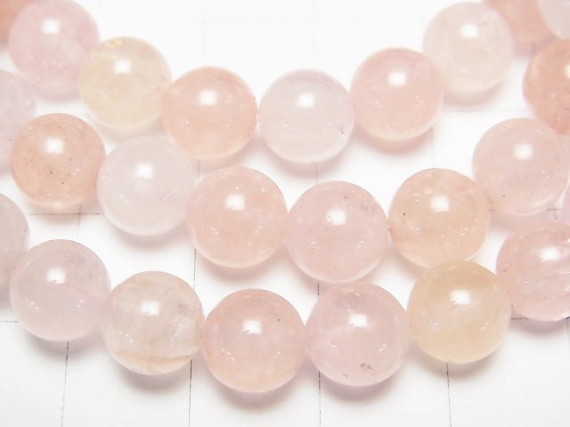 [Video]Morganite AAA Round 8mm Bracelet