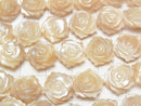 Mother of Pearl MOP AAA Beige Rose12mm 1/4 or 1strand (aprx.13inch/32cm)