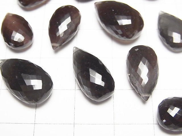 [Video] MicroCut!  High Quality Scapolite  Cat's Eye AAA Pear shape  Faceted Briolette  3pcs $34.99!