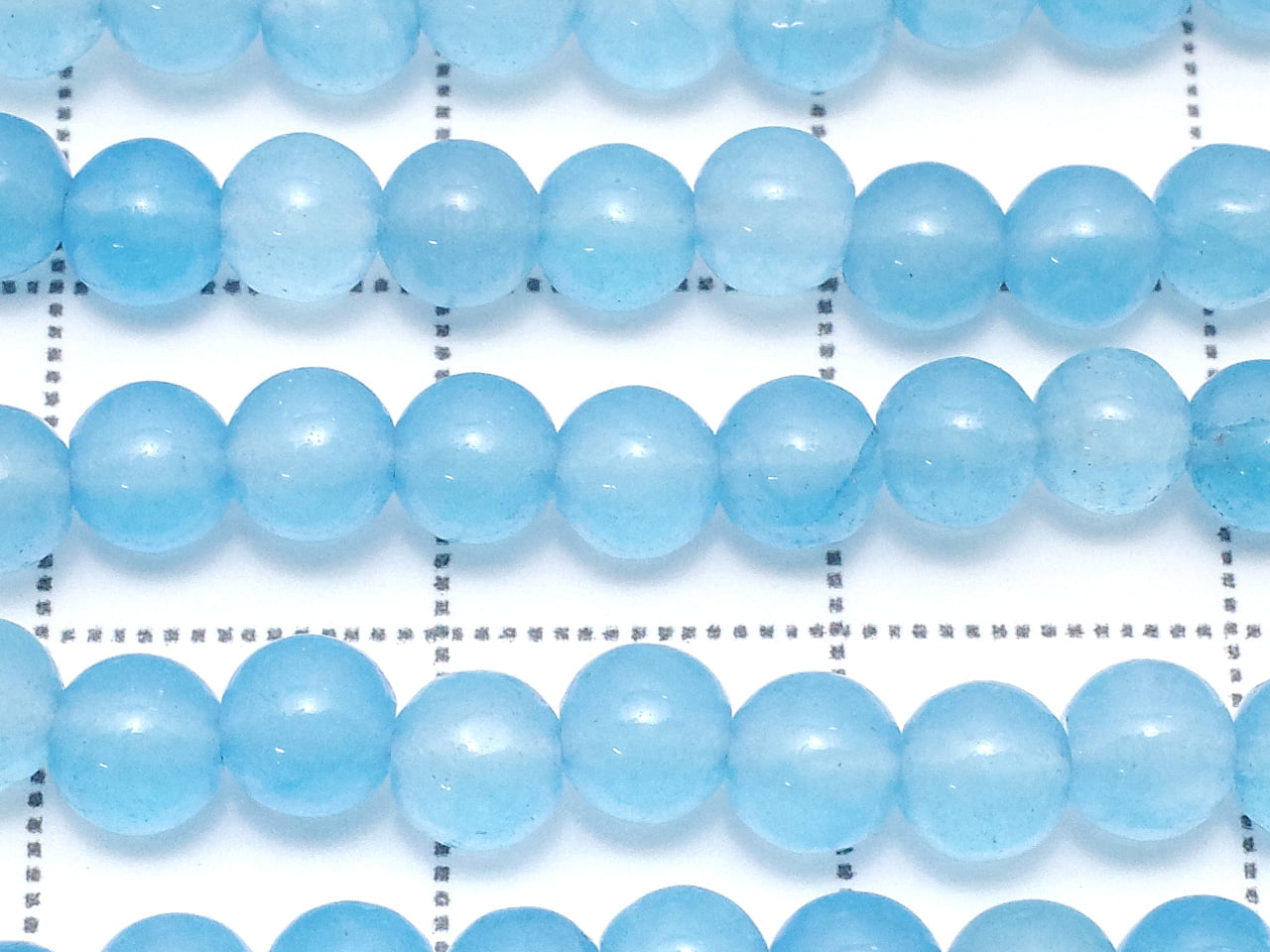 Blue Jade Round 4mm 1strand beads (aprx.14inch/35cm)