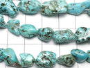 [Video]Magnesite Turquoise Nugget 1strand beads (aprx.15inch/36cm)