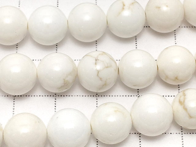 Magnesite  Round 10mm 1strand beads (aprx.15inch/38cm)