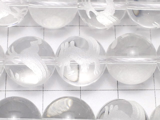 [Video] KIRIN Carving! Crystal AAA Round 10, 12, 14, 16mm half or 1strand