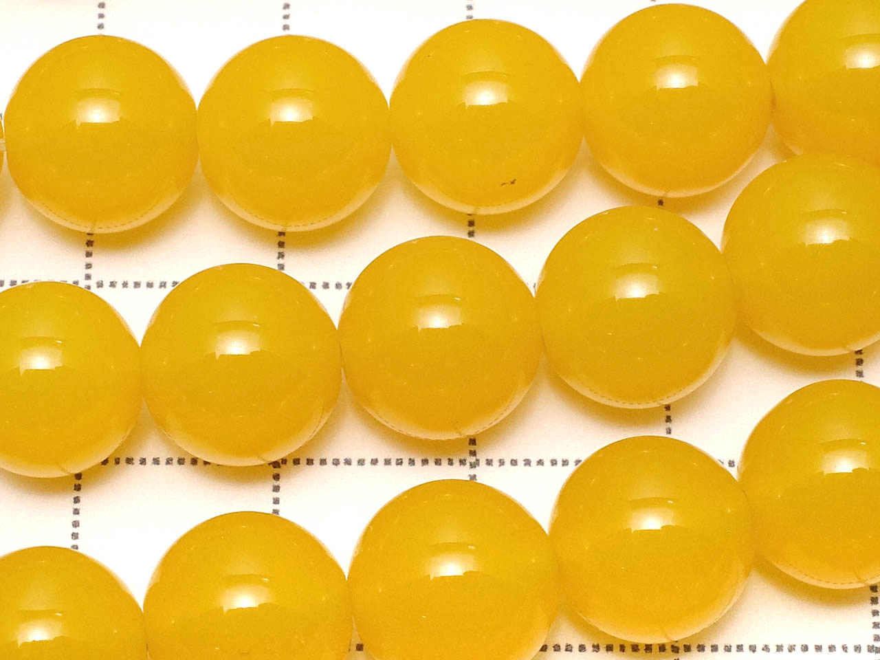 Yellow Color Chalcedony Round 10mm 1strand beads (aprx.15inch / 35cm)