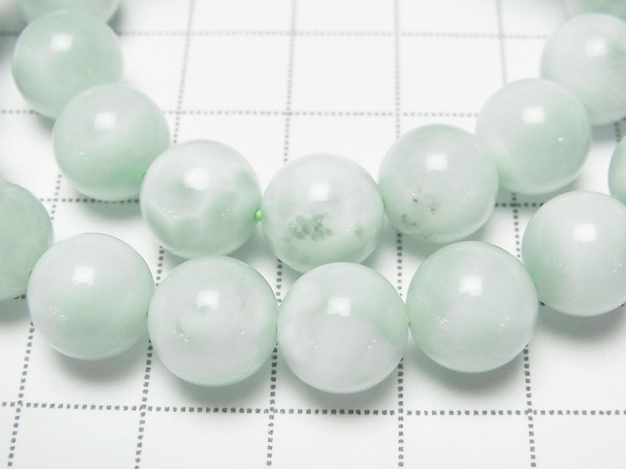 Green Angelite AAA Round 10mm Bracelet