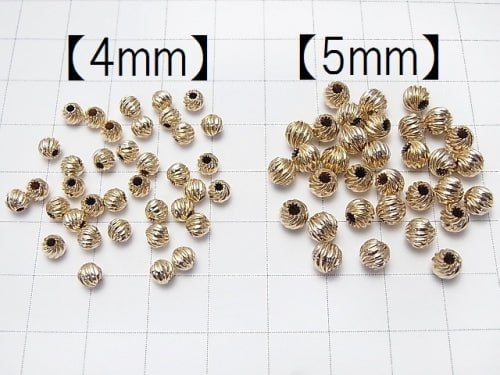 14KGF Round Twist [4mm][5mm][6mm]2pcs - !