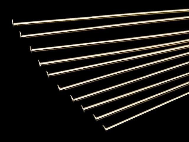 14KGF Head Pin [0.5x25mm][0.5x38mm][0.5x50mm][0.5x75mm]
