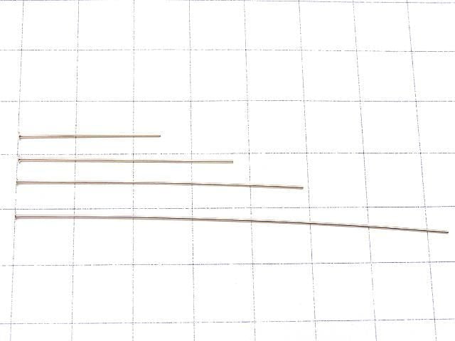 14KGF Head Pin [0.5x25mm][0.5x38mm][0.5x50mm][0.5x75mm]