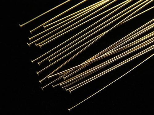 14KGF Head Pin [0.4x25mm][0.4x38mm][0.4x50mm] 10pcs !