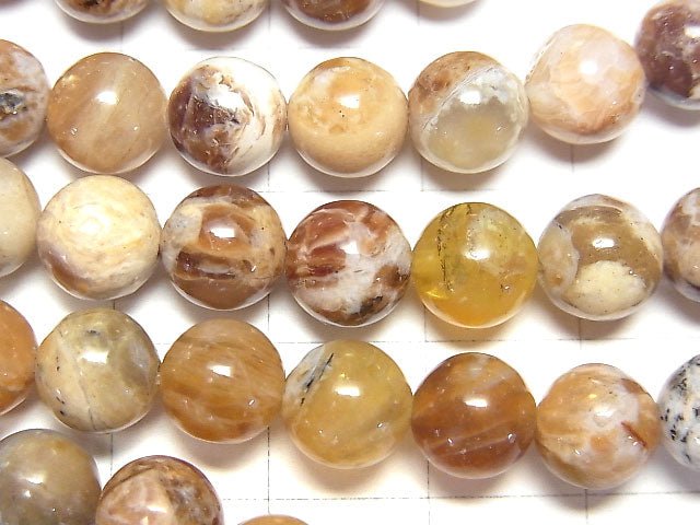 [Video] Brandy Opal Round 8mm half or 1strand beads (aprx.15inch / 38cm)