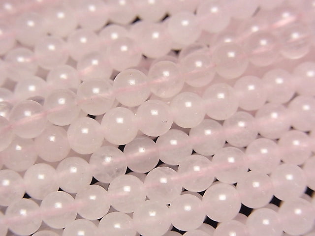[Video]Rose Quartz AA++ Round 4mm 1strand beads (aprx.15inch/36cm)