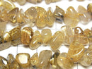 [Video]Rutilated Quartz AA+ Chips (Small Nugget) 1strand beads (aprx.34inch/86cm)