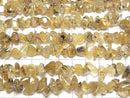 [Video]Rutilated Quartz AA+ Chips (Small Nugget) 1strand beads (aprx.34inch/86cm)