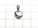 [Video]High Quality! Amethyst AAA Heart cut 10x10mm Pendant Silver925 1pc
