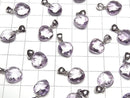 [Video]High Quality! Amethyst AAA Heart cut 10x10mm Pendant Silver925 1pc