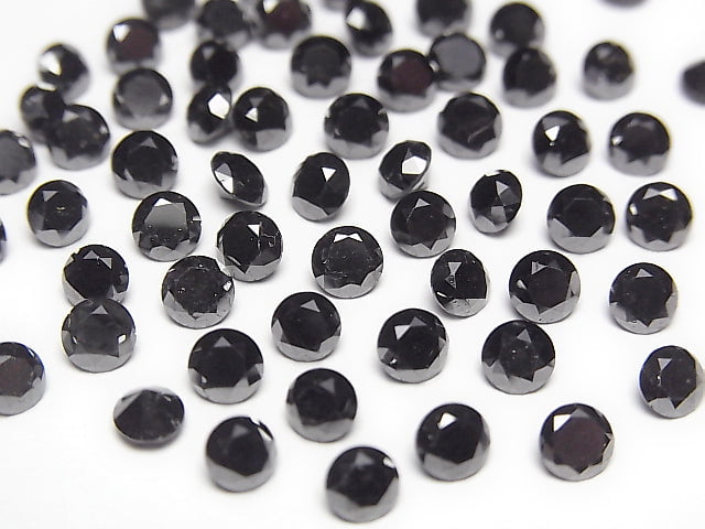 [Video] Black Diamond AAA Round Faceted 4x4mm 1pc $34.99!
