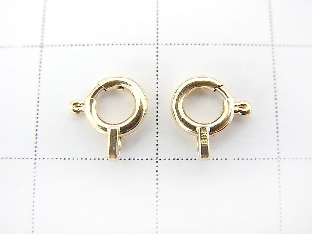 [18K  Yellow Gold]Spring Ring 5mm 1pc