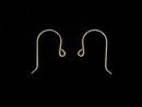 [18K  Yellow Gold]Earwire [S][M]1pair