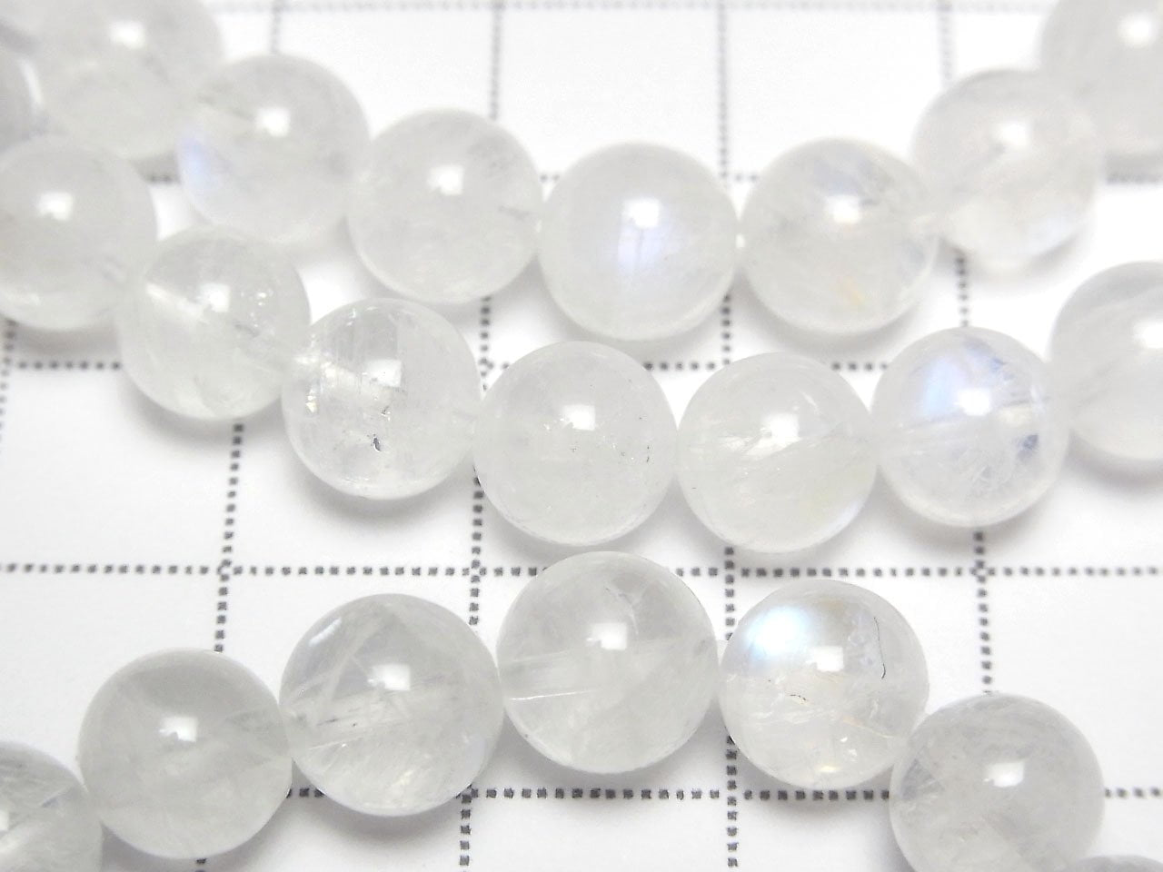 [影片] 彩虹月光石 AAA 級 - 圓珠 8mm 手鍊