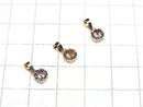 [Video] [Japan] High Quality color Change Garnet AAA Round Faceted 5x5mm Pendant [18K Yellow Gold] 1pc