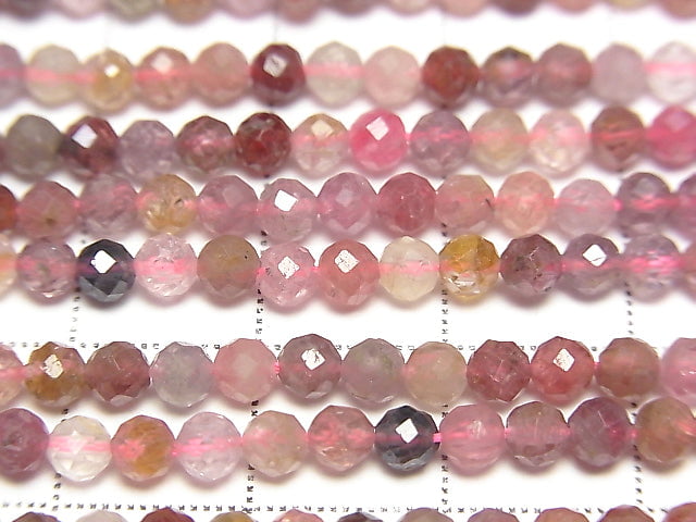 [Video] High Quality! Multicolor Spinal AAA Faceted Round 3mm half or 1strand beads (aprx.15inch / 38cm)