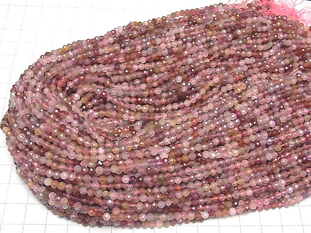 [Video] High Quality! Multicolor Spinal AAA Faceted Round 3mm half or 1strand beads (aprx.15inch / 38cm)