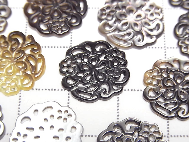 [Video] High Quality Black Shell Watermark Coin 14x14x1.5mm 1pc