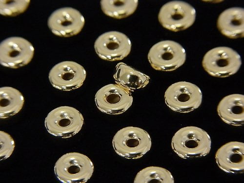 [K14 Yellow Gold]Roundel  [2.5x1mm][3x1.5mm][4x2mm][5x2.5mm]1pc