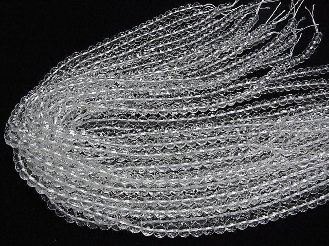 [Video] Crystal AAA 128 Faceted Round 6mm half or 1 strand beads (aprx.15inch/36cm)