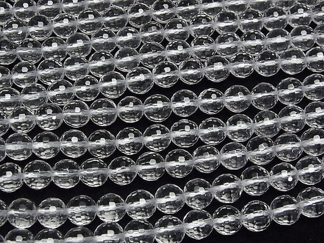 [Video] Crystal AAA 128 Faceted Round 8mm half or 1 strand beads (aprx.15inch/38cm)