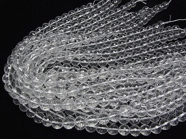 [Video] Crystal AAA 128 Faceted Round 10mm half or 1 strand beads (aprx.15inch/36cm)