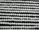 Cracked Crystal Round 6mm [2mm hole] half or 1strand beads (aprx.15inch/37cm)
