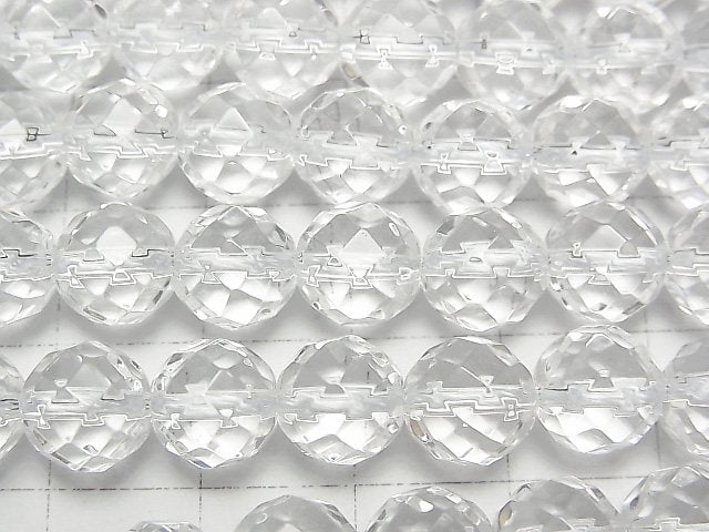 [Video] Crystal AAA 64Faceted Round 8mm half or 1strand beads (aprx.15inch/37cm)