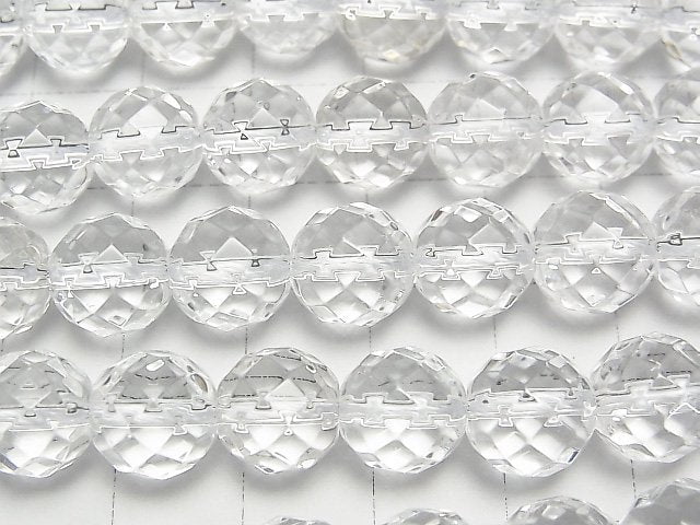 [Video] Crystal AAA 64Faceted Round 10mm 1/4 or 1strand beads (aprx.15inch/37cm)