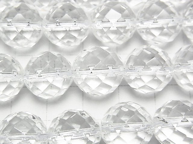 [Video] Crystal AAA 64 Faceted Round 14 mm 1/4 or 1strand beads (aprx. 14 inch / 35 cm)