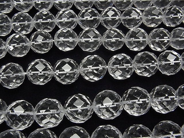 [Video] Crystal AAA 64Faceted Round 16mm 1/4 or 1strand beads (aprx.15inch/36cm)