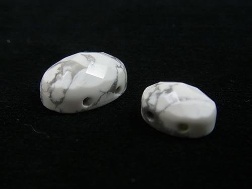 Cabochon, Howlite Magnesite Gemstone Beads