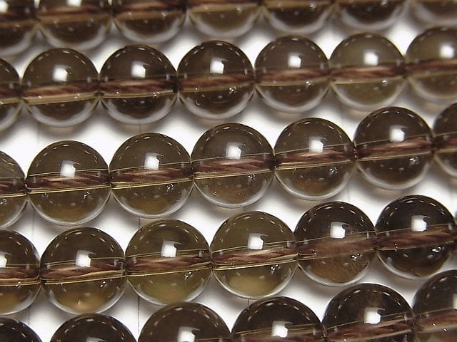 [Video]Smoky Quartz AAA Round 8mm 1/4 or 1strand beads (aprx.15inch/37cm)