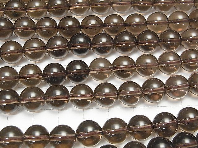 [Video]Smoky Quartz AAA Round 10mm 1/4 or 1strand beads (aprx.15inch/37cm)