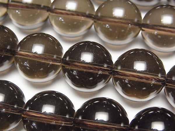 Smoky Quartz AAA Round 14mm 1/4 or 1strand beads (aprx.15inch/36cm)